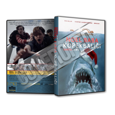 Noel Baba Köpekbalığı - Santa Jaws- 2018 Türkçe dvd Cover Tasarımı